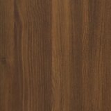  Komoda boja smeđeg hrasta 34,5 x 34 x 90 cm konstruirano drvo | shoptok.hr