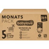 babylove premium pelene junior veličina 5 (10-16 kg) - mesečno pakovanje, 4x36kom 144 kom cene