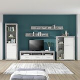 Mömax tv-element malta, siva, bela | Shoptok.si