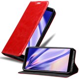 Cadorabo Case, združljiv s Samsungom v Apple Red - Zaščitni pokrov z magnetnim zapiranjem, stoječo funkcijo in režo za kartico, (20596267) Cene