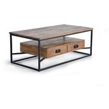 GINER Y COLOMER Klubska mizica iz mangovega lesa in kovine, (22147341) | Shoptok.si