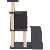  Penjalica za mačke sa stupovima za grebanje tamnosiva 97 cm | shoptok.hr
