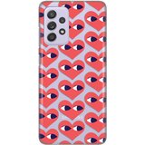  silikonska maska za Samsung A525F/A526B/A528B Galaxy A52 4G/A52 5G/A52s 5G Eye Heart Pattern Print Skin providna Cene