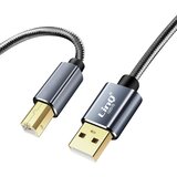 LINQ pleteni najlonski tiskalniški kabel USB 2.0 1,5 m, vrata USB tipa B za opticni bralnik in mešalnik, (21262044) Cene