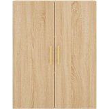 vidaXL Visoka komoda sonoma hrast 69,5x34x180 cm inženirski les | Shoptok.si