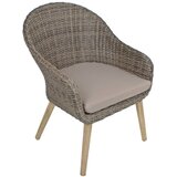 Garden Pleasure Rjav vrtni fotelj iz masivnega lesa Pueblo – | Shoptok.si