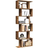 vidaXL Sobna pregrada / regal za knjige 6 razina 70x24x193 cm drveni Cijene