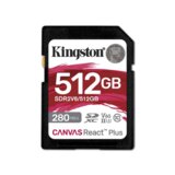 Kingston SD Card 512GB SDR2V6/512GB class 10 HD/2K/4K 280Mbs/150MBs | Eponuda.com