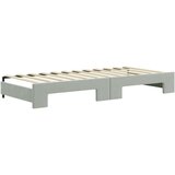  Dnevni krevet na razvlačenje svjetlosivi 90 x 200 cm baršunasti | shoptok.hr