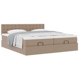 vidaXL okvir kreveta s madracima cappuccina 180x200cm umjetna koža | shoptok.hr