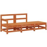  Sekcijski kavč Voščeno rjava 190 x 62 x 70,5 cm Trdna borovina, (5000271006) | Shoptok.si