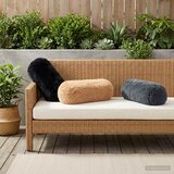  Presvlaka za jastuk 6 pcs HEERLEN Sivosmeđa Ø 15 x 40 cm | shoptok.hr