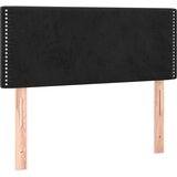  Uzglavlje crno 100x5x78/88 cm baršunasto | shoptok.hr