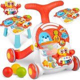 Ricokids 2-in-1 Educational Pusher Table RK-810 in White and Red for Toddlers, (21738554) | Shoptok.si