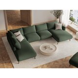 Micadoni Zelena kotna sedežna garnitura (v obliki črke "U") Naomi – | Shoptok.si