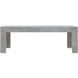 vidaXL Klubska mizica betonsko siva 102x50x36 cm inženirski les | Shoptok.si