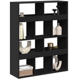 Sobna pregrada crna 100 x 33 x 125,5 cm konstruirano drvo | Eponuda.ba