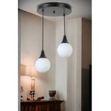 Opviq afra 2 li tepsili siyah beyaz Camlı Sarkıt blackwhite chandelier | ePonuda.com