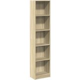 vidaXL Regal za knjige boja hrasta 40x24x176 cm od konstruiranog drva | shoptok.hr