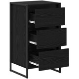  Kreveta Crni hrast 42 x 36 x 75.5 cm Konstruirano drvo | shoptok.hr