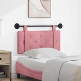  Držeće uzglavlje Zidne Ružičasta 100 x 55 x 5 cm Baršun - Ružičasta 90 cm bez LED | shoptok.hr