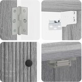 Kabinet za mete EDE Siva Sonoma 52,5 x 10,5 x 53,5 cm Slike