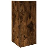 vidaXL Stranske mize s polico 2 kosa dim. hrast 25,5x27x60 cm | Shoptok.si