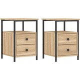 vidaXL Noćni ormarići 2 kom boja hrasta sonome 34x35 5x50 cm drveni | shoptok.hr