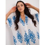 Italy Moda Dress-DHJ-SK-17951.03X-white-blue | Shoptok.si