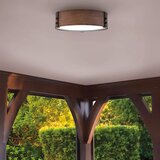 Elstead Lighting Hinkley HK-SAWYER-F-M-SQ - Plafonsko svetlo SAWYER 3xE14/40W/230V, prečnik 38 cm, braon | Eponuda.com