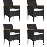  5-dijelni vrtni blagovaonski set crni | Eponuda.ba