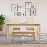  Blagovaonski stol Panama 160x80x75 cm od masivne borovine | shoptok.hr