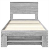  Krevetna konstrukcija Siva Sonoma 100 x 200 m Konstruirano drvo | shoptok.hr