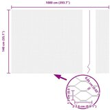  Ograda Svod 10 kosov U-kanal 140 cm Galvanizirano jeklo, Šesterokotna ograja 1.4x10 m Galvanizirano jeklo | Shoptok.si