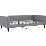 Dnevni krevet na razvlačenje svjetlosivi 100x200 cm od tkanine | shoptok.hr