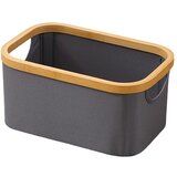 INF siva košara za perilo, zložljiva škatla za shranjevanje iz oxford blaga m, (21698457) | Shoptok.si