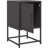vidaXL Nočna omarica črna 36x39x60,5 cm jeklo | Shoptok.si