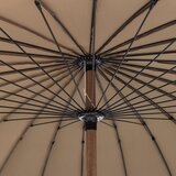 WOOOD Zelen/bež senčnik ø 280 cm Monica – | Shoptok.si