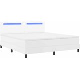  Krevet s opruga kutije Bijelo 180 x 200 cm Umjetna koža | shoptok.hr