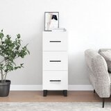 vidaXL Komoda bijela 34 5 x 34 x 90 cm od konstruiranog drva | shoptok.hr