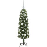 vidaXL Umestno božično drevo Zelena 120 cm PVC in Jeklo in Plastika | Shoptok.si