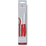 Victorinox kuhinjski nož i ljuštač, crveni, 3/1 cene
