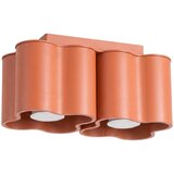 Sollux Lighting Stropna svetilka OVIO 2 rdeča okra GU10, (5000499445) | Shoptok.si