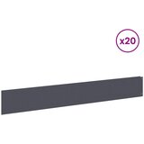  Ograda oko Travnjaka 20 kom. 100 x 15 cm Čelik Antracit | shoptok.hr