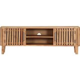 Maison Chic TV omarica - TV stojalo - Televizijska omarica 130x30x45 cm trden akacijev les, (21699451) Cene