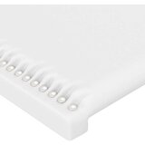  Okvir za krevet s uzglavljem bijeli 100x200 cm od umjetne kože | shoptok.hr