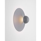 Nova Luce Prašno modra aluminijasta LED stenska svetilka Edem – | Shoptok.si