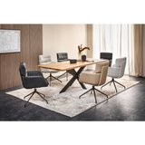 Dieter Knoll NASLANJAČ, kovina, usnje črna | Shoptok.si