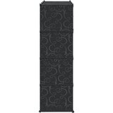  Modularni ormar s 9 odjeljaka 109x36,5x143 cm crno-bijeli | shoptok.hr