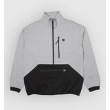 Salty Crew Quay Tech Half-Zip Pulover iz flisa grey heather Cene